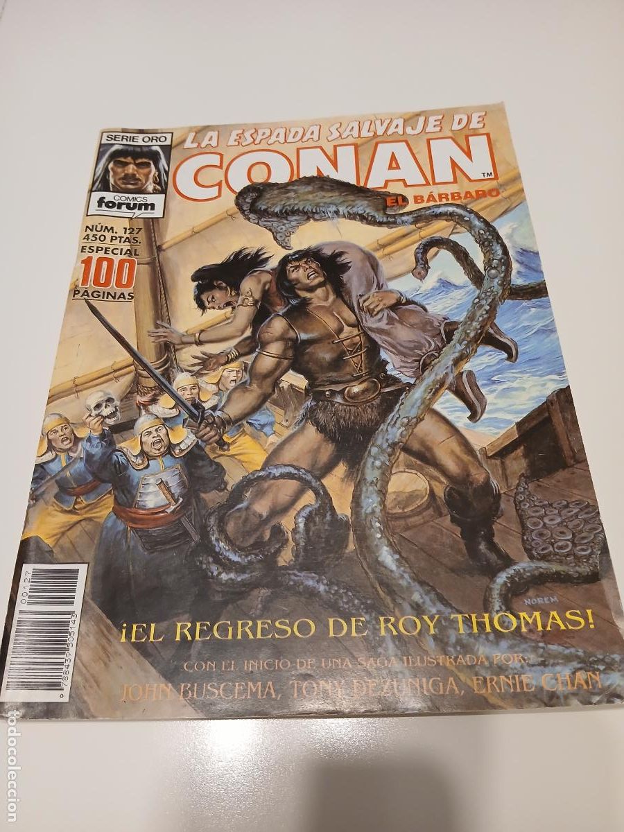 C&oacute;mics: LA ESPADA SALVAJE DE CONAN -N&Uacute;MERO 127- - Foto 1