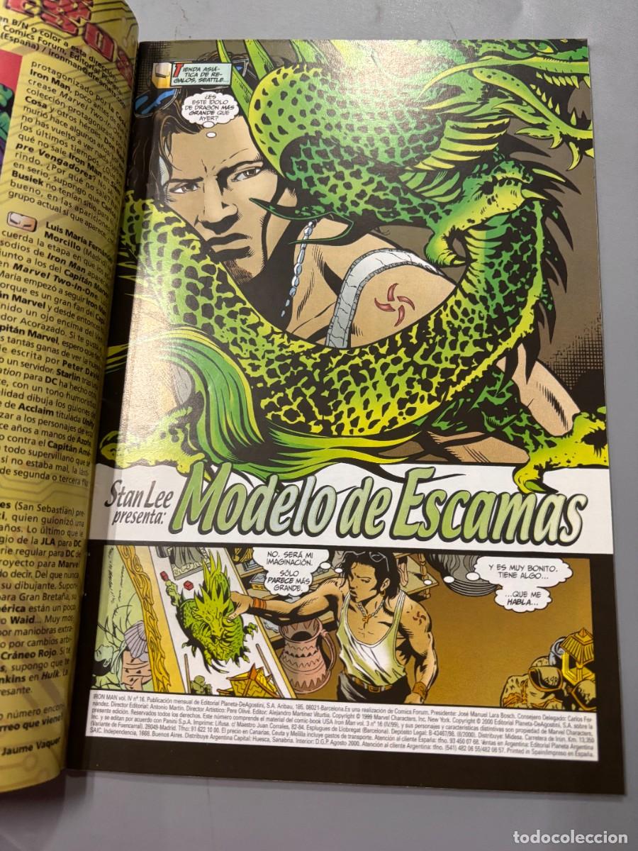C&oacute;mics: EL INVENCIBLE IRON MAN. N&ordm; 16.- MODELO DE ESCAMAS. MARVEL COMICS. FORUM - Foto 2