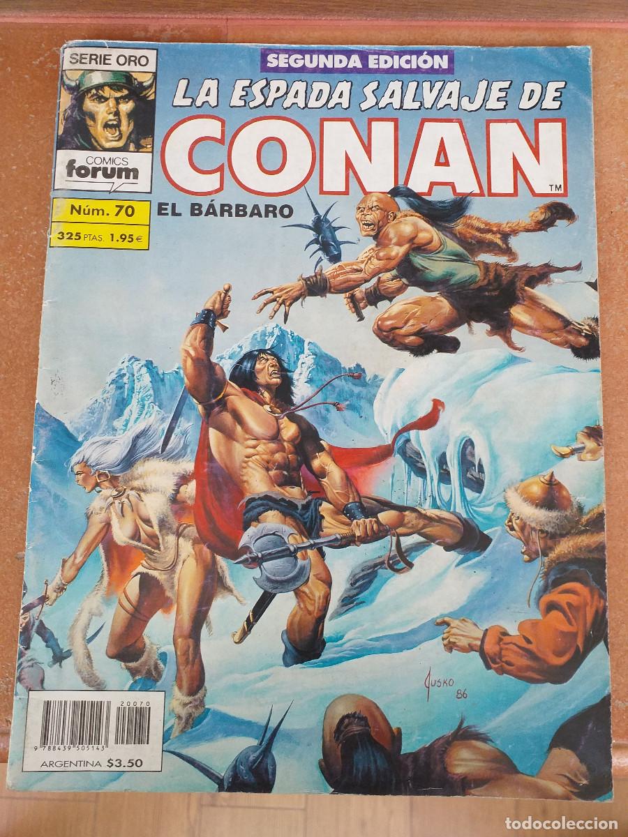 C&oacute;mics: LA ESPADA SALVAJE DE CONAN - N&ordm; 70 - El maestro de la espada - 2&ordf; edicion - FORUM - Foto 1