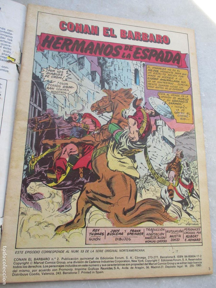C&oacute;mics: CONAN EL BARBARO N&ordm;. 2- FORUM - Foto 6