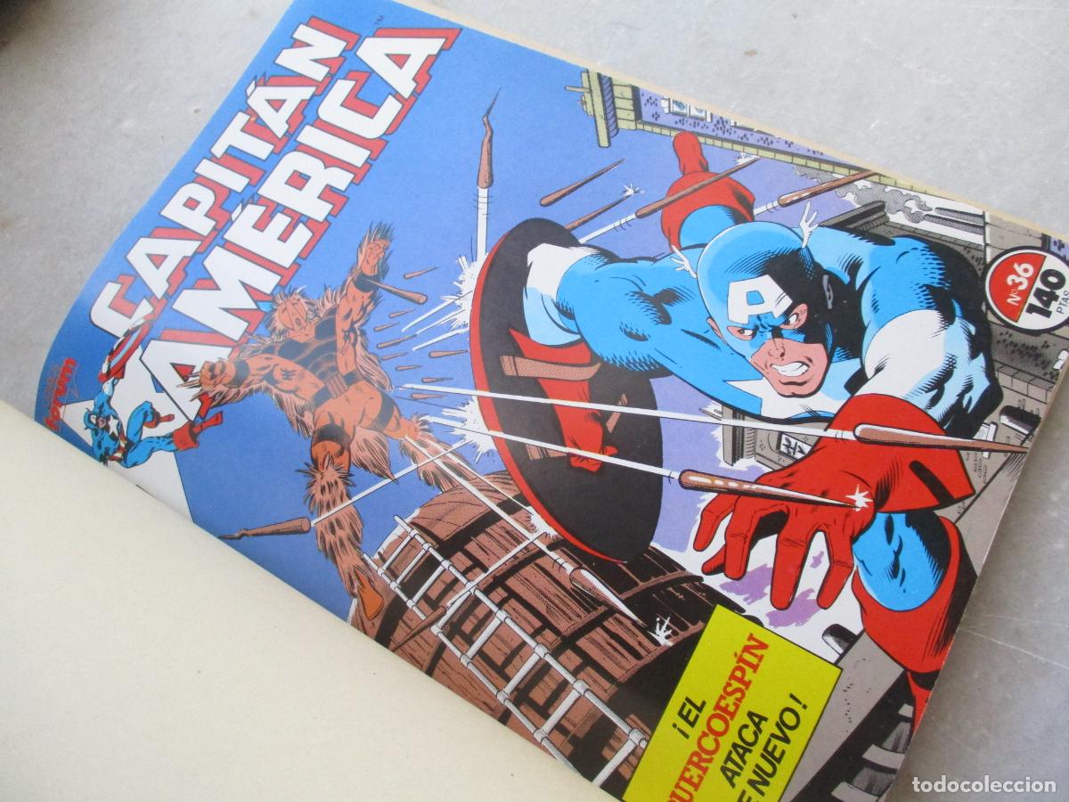 C&oacute;mics: FORUM- CAPIT&Aacute;N AM&Eacute;RICA- RETAPASOS DEL 36 AL 40 - CINCO COMICS- - Foto 2