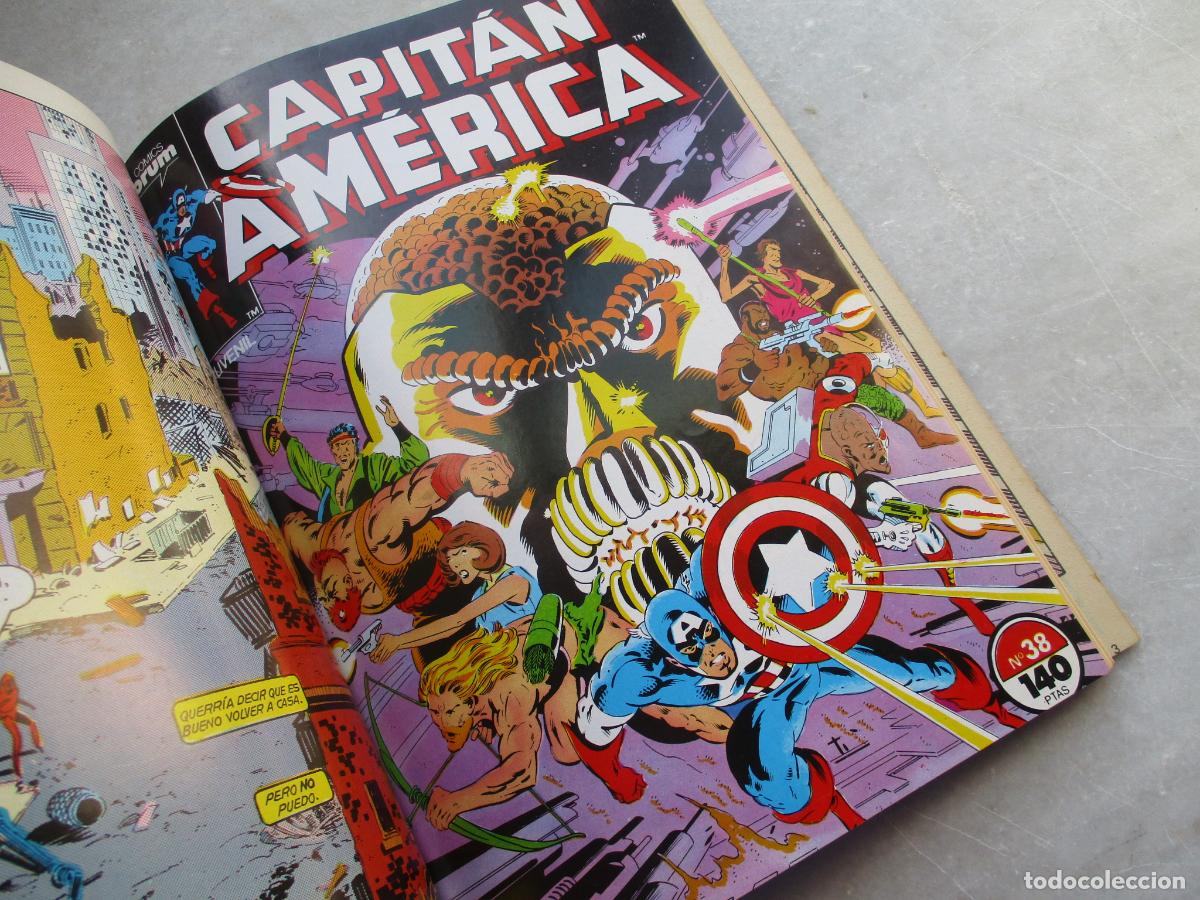 C&oacute;mics: FORUM- CAPIT&Aacute;N AM&Eacute;RICA- RETAPASOS DEL 36 AL 40 - CINCO COMICS- - Foto 4