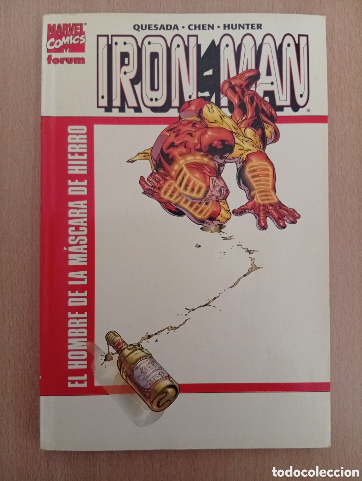 C&oacute;mics: IRON MAN. EL HOMBRE DE LA M&Aacute;SCARA DE HIERRO. Quesada / Chen / Hunter - Foto 1