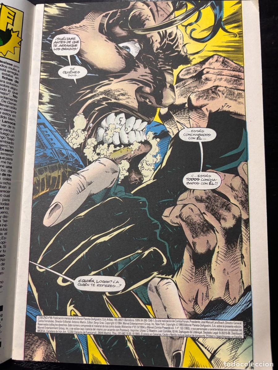 C&oacute;mics: LOBEZNO. N&ordm; 69.- AVISO DE TORMENTA. MARVEL COMICS. COMICS FORUM. - Foto 2