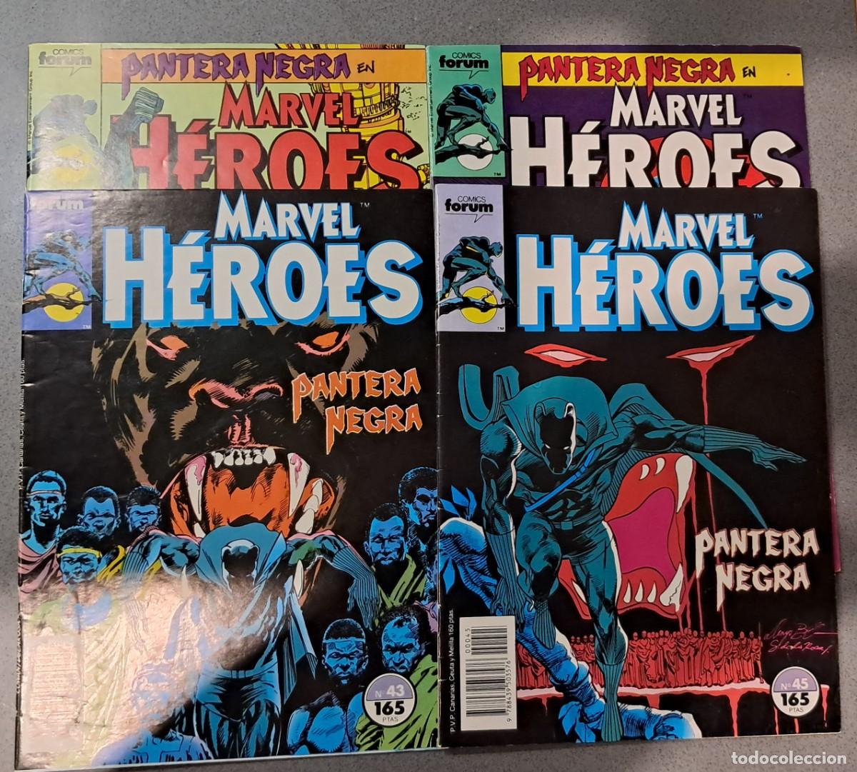 C&oacute;mics: PANTERA NEGRA MARVEL HEROES 43-46 FORUM MARVEL - Foto 1