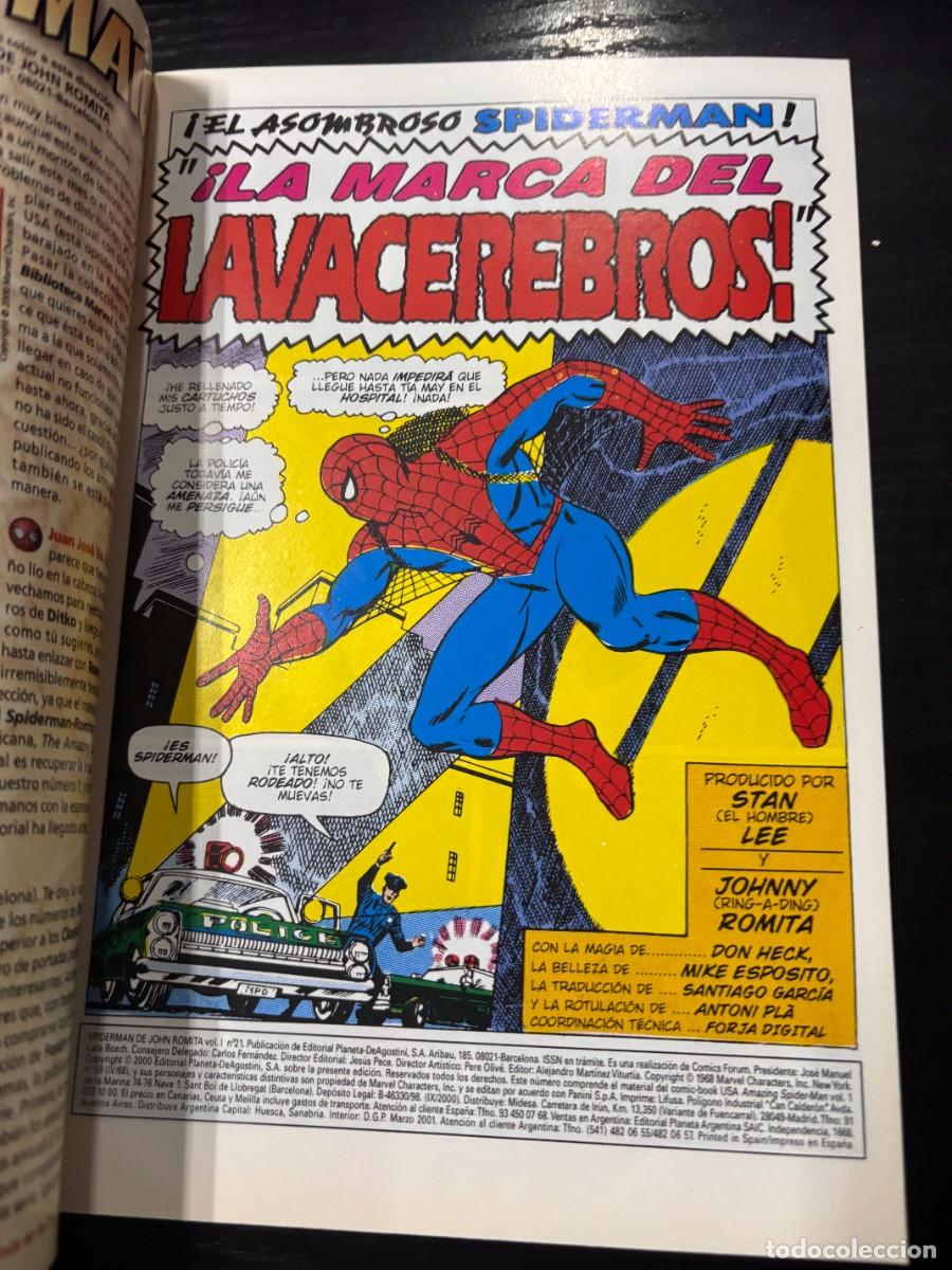 C&oacute;mics: SPIDERMAN. EXCELSIOR. N&ordm; 21.- &iexcl;LA MARCA DEL LAVACEREBROS! MARVEL COMICS. FORUM. - Foto 2