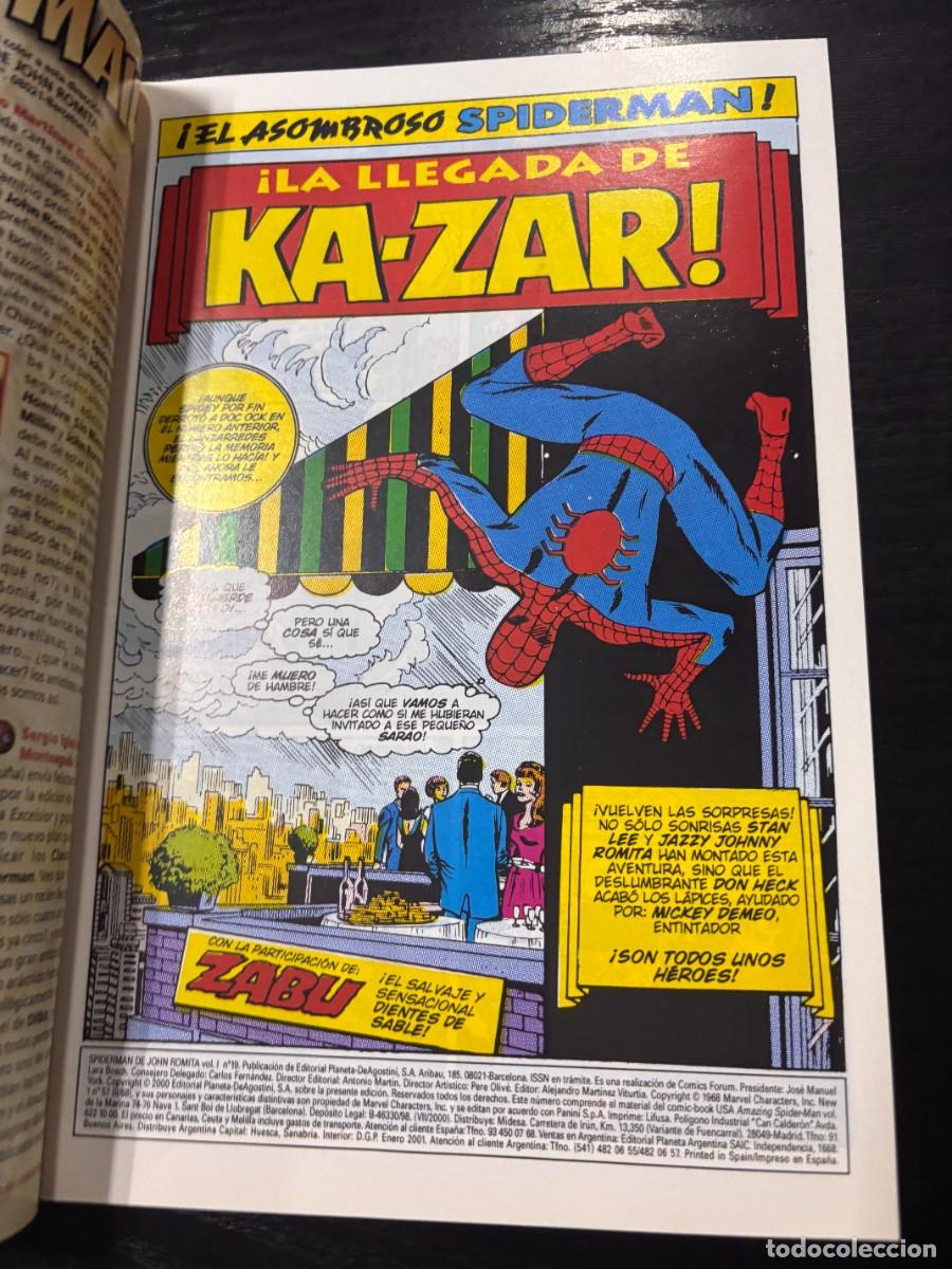 C&oacute;mics: SPIDERMAN. EXCELSIOR. N&ordm; 19.- &iexcl;LA LLEGADA DE KA-ZAR! MARVEL COMICS. FORUM. - Foto 2