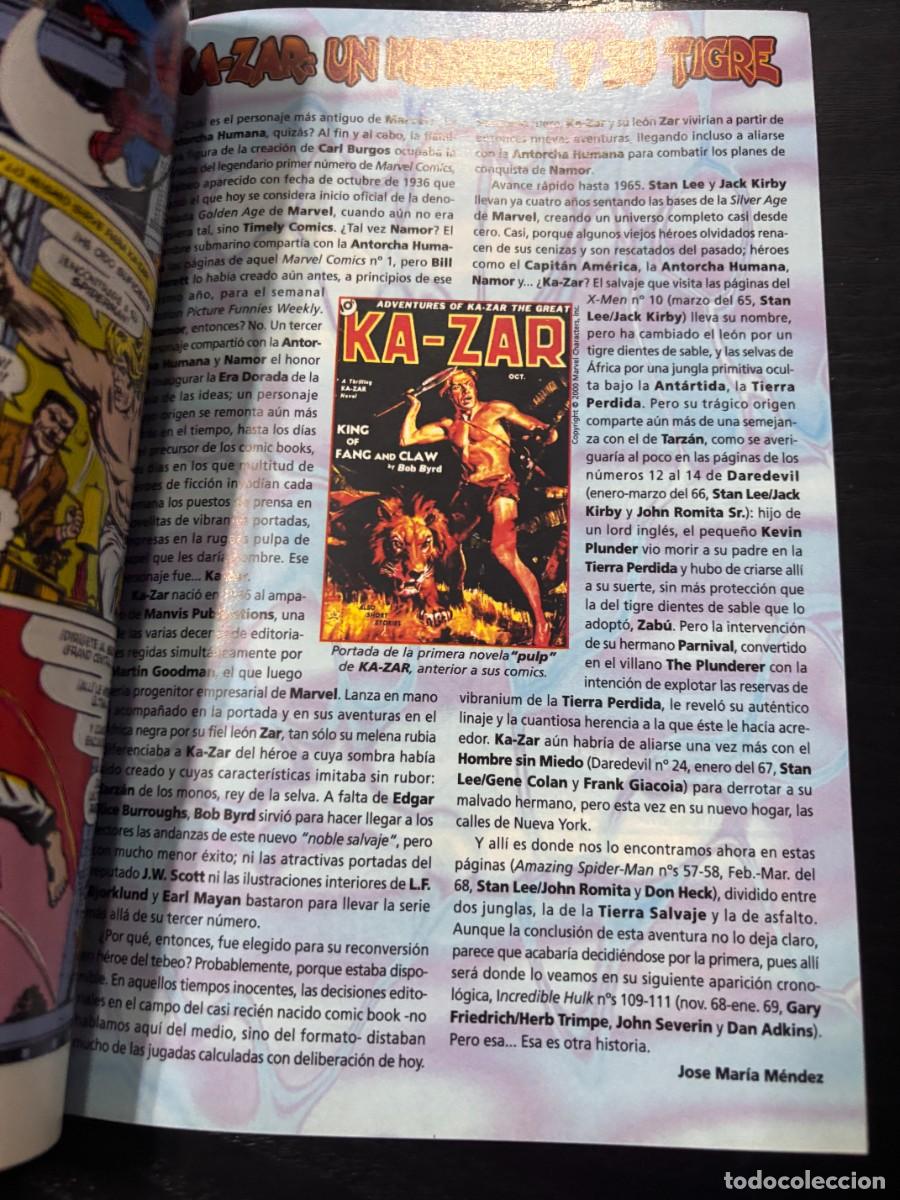 C&oacute;mics: SPIDERMAN. EXCELSIOR. N&ordm; 19.- &iexcl;LA LLEGADA DE KA-ZAR! MARVEL COMICS. FORUM. - Foto 3