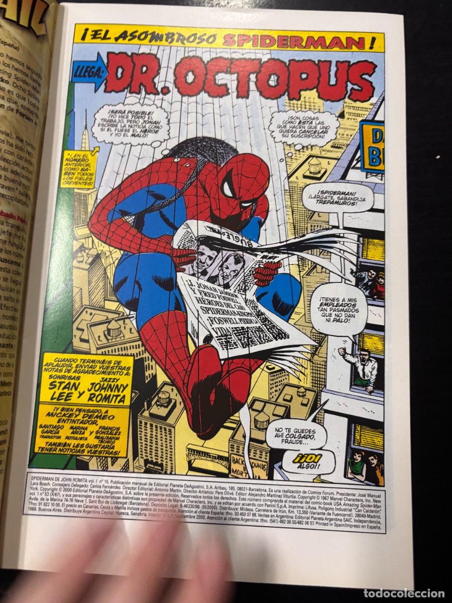 C&oacute;mics: SPIDERMAN. EXCELSIOR. N&ordm; 15.- &iexcl;DR. OCTOPUS! MARVEL COMICS. FORUM. - Foto 2