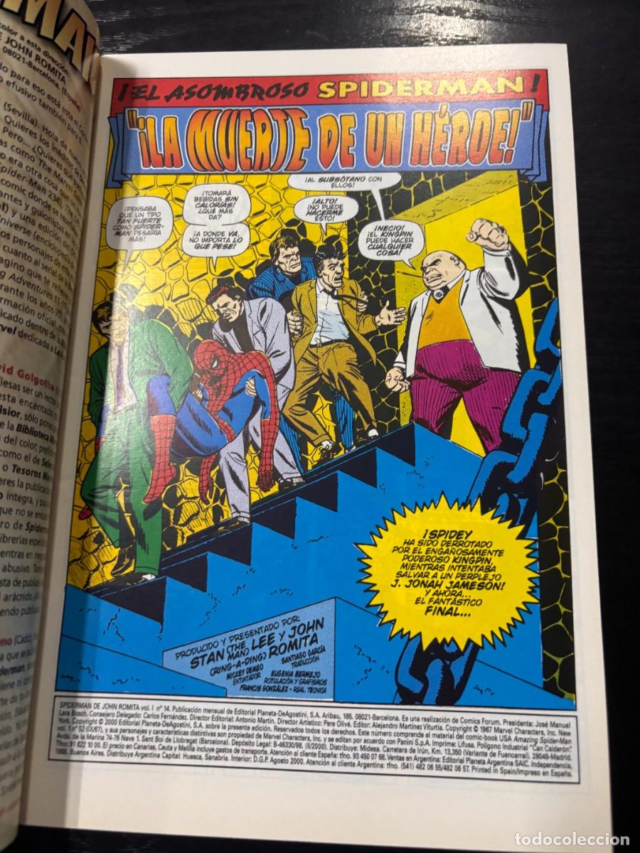 C&oacute;mics: SPIDERMAN. EXCELSIOR. N&ordm; 14.- &iexcl;LA MUERTE DE UN H&Eacute;ROE! MARVEL COMICS. FORUM. - Foto 2