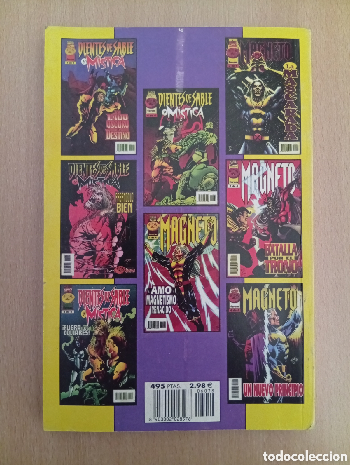 C&oacute;mics: DIENTES DE SABLE & MAGNETO. OBRA COMPLETA. - Foto 2