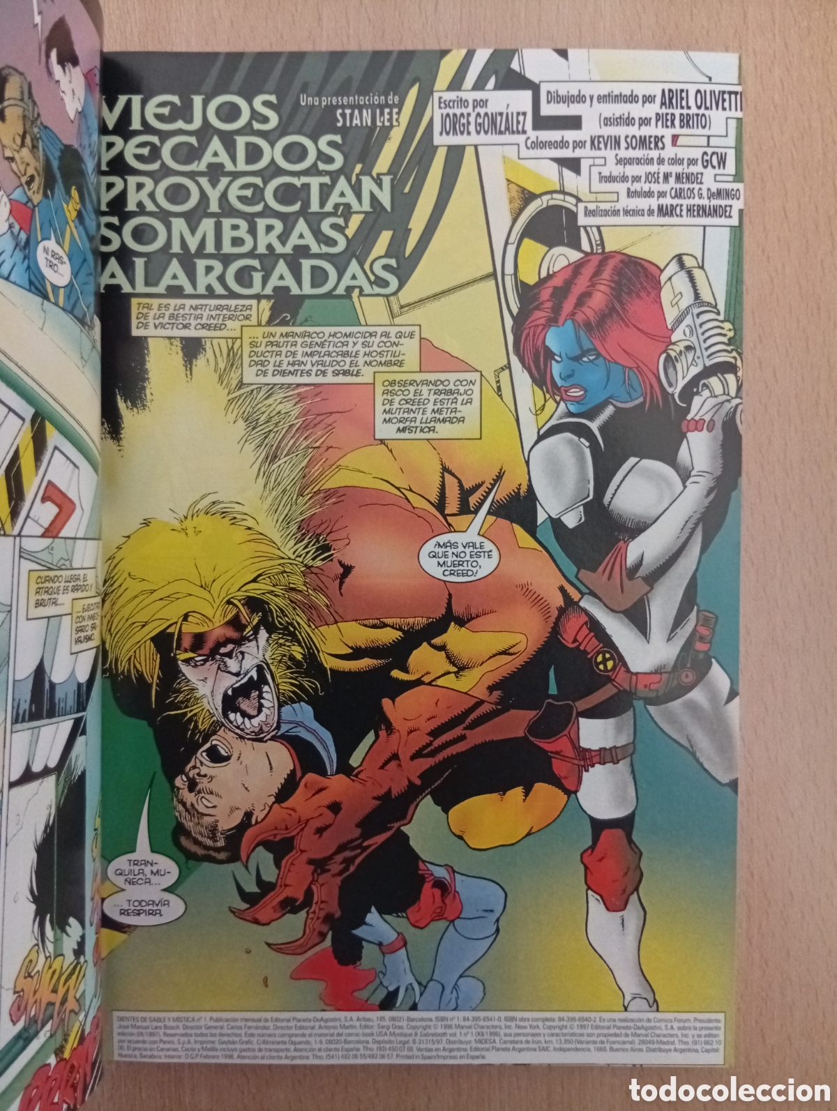 C&oacute;mics: DIENTES DE SABLE & MAGNETO. OBRA COMPLETA. - Foto 11