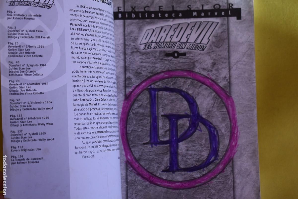 C&oacute;mics: Comic Marvel Excelsior. Daredevil. N. &ordm; 1. Forum. Marvel Comics - Foto 2