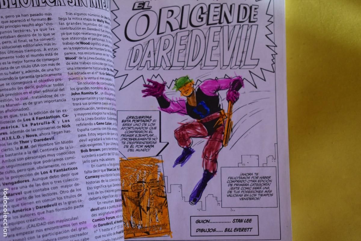 C&oacute;mics: Comic Marvel Excelsior. Daredevil. N. &ordm; 1. Forum. Marvel Comics - Foto 3