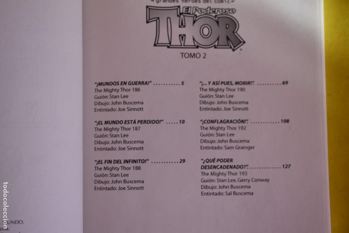 C&oacute;mics: Comic Marvel. El poderoso Thor. N. &ordm; 2. Colecci&oacute;n de comics de El Mundo. Marvel comics - Foto 2
