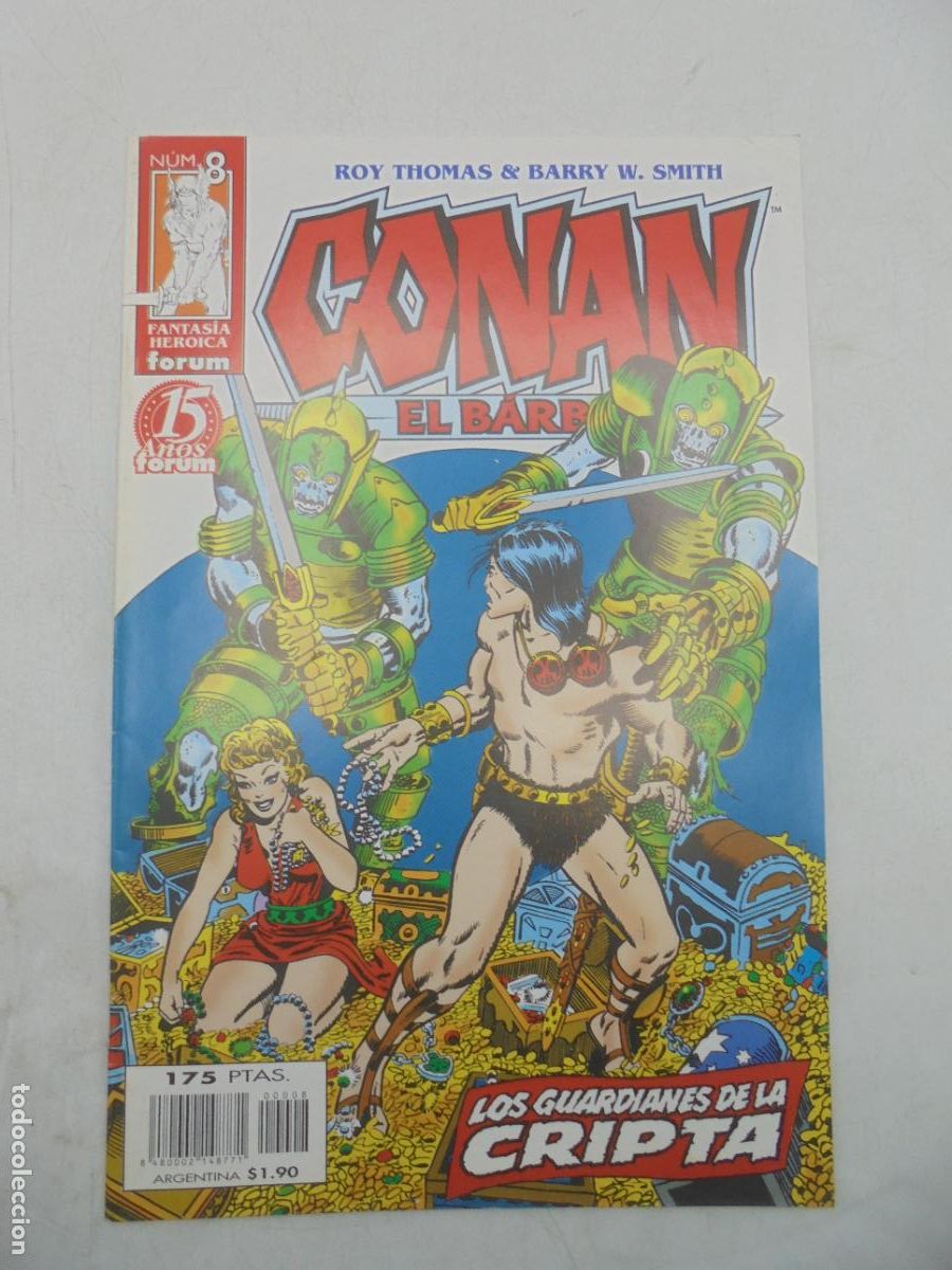 C&oacute;mics: CONAN EL BARBARO N&ordm; 8, LOS GUARDIANES DE LA CRIPTA, EDITORIAL FORUM. - Foto 1