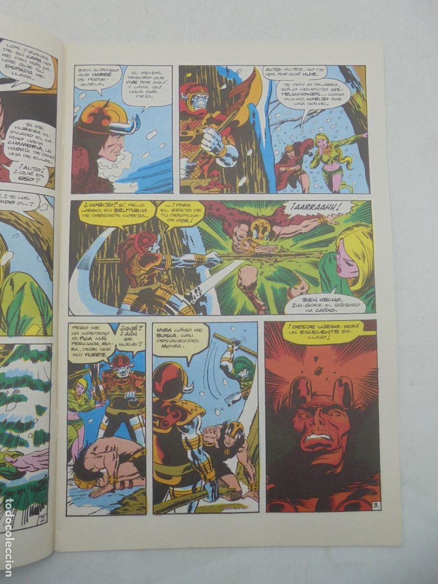 C&oacute;mics: CONAN EL BARBARO N&ordm; 2, EN LA CAVERNA DE LA MUERTE, EDITORIAL FORUM. - Foto 3