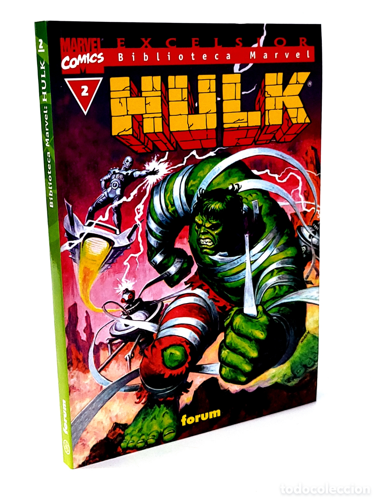 C&oacute;mics: DE KIOSCO BIBLIOTECA MARVEL HULK 2 EXCELSIOR FORUM COMICS - Foto 1