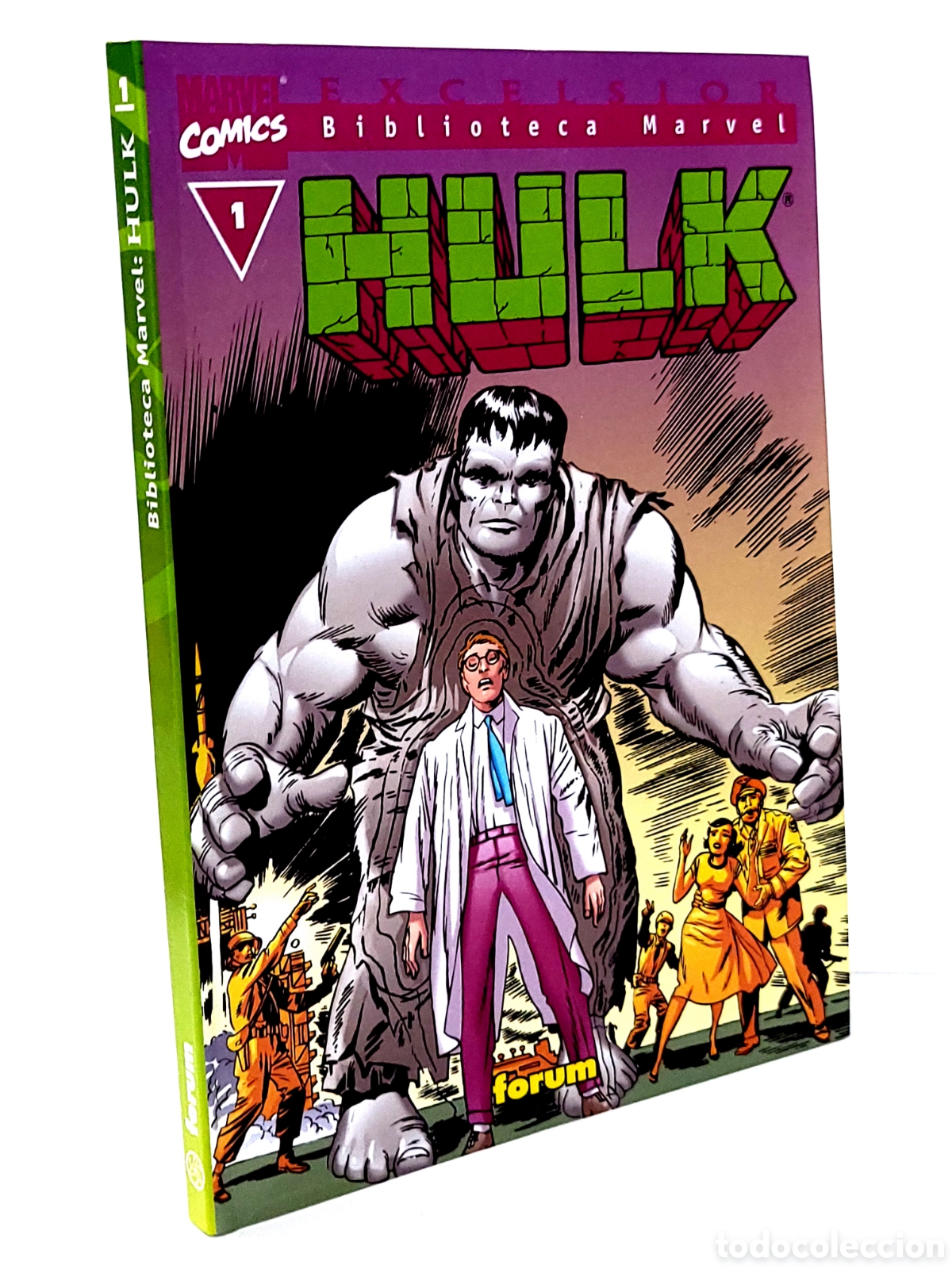 C&oacute;mics: DE KIOSCO BIBLIOTECA MARVEL HULK 1 EXCELSIOR FORUM COMICS - Foto 1