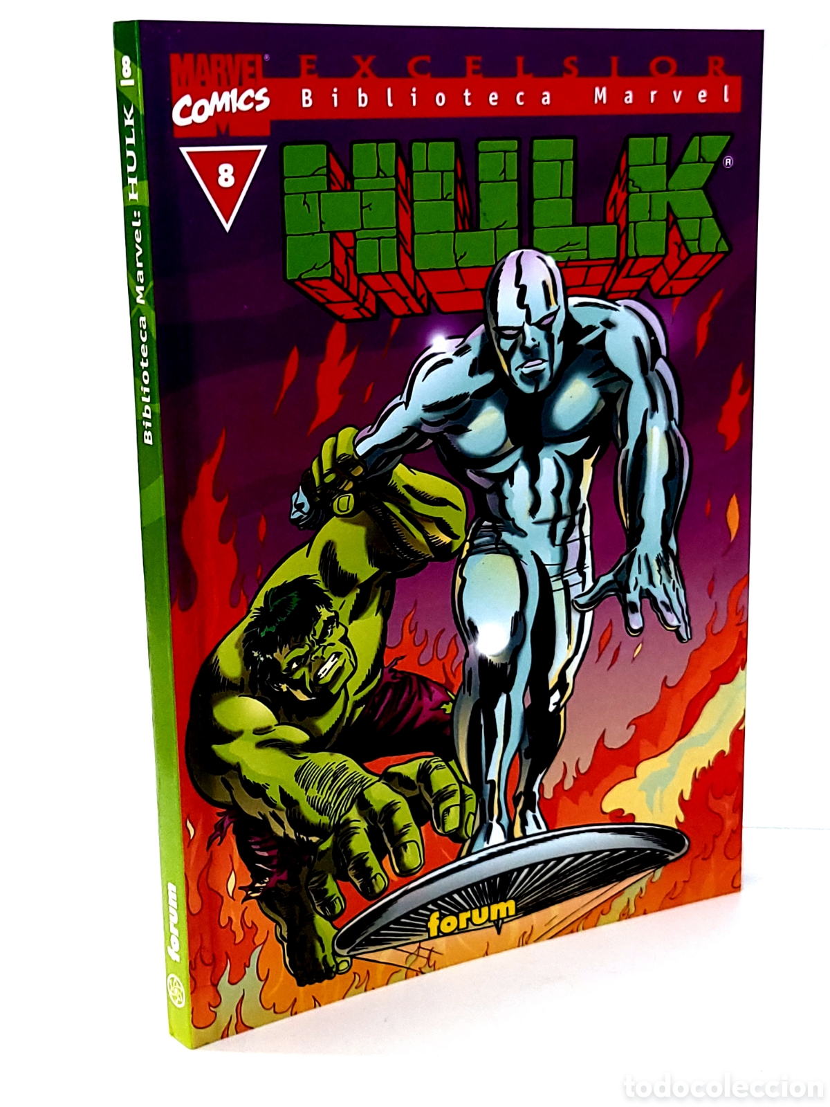 C&oacute;mics: EXCELENTE ESTADO BIBLIOTECA MARVEL HULK 8 EXCELSIOR FORUM COMICS - Foto 1