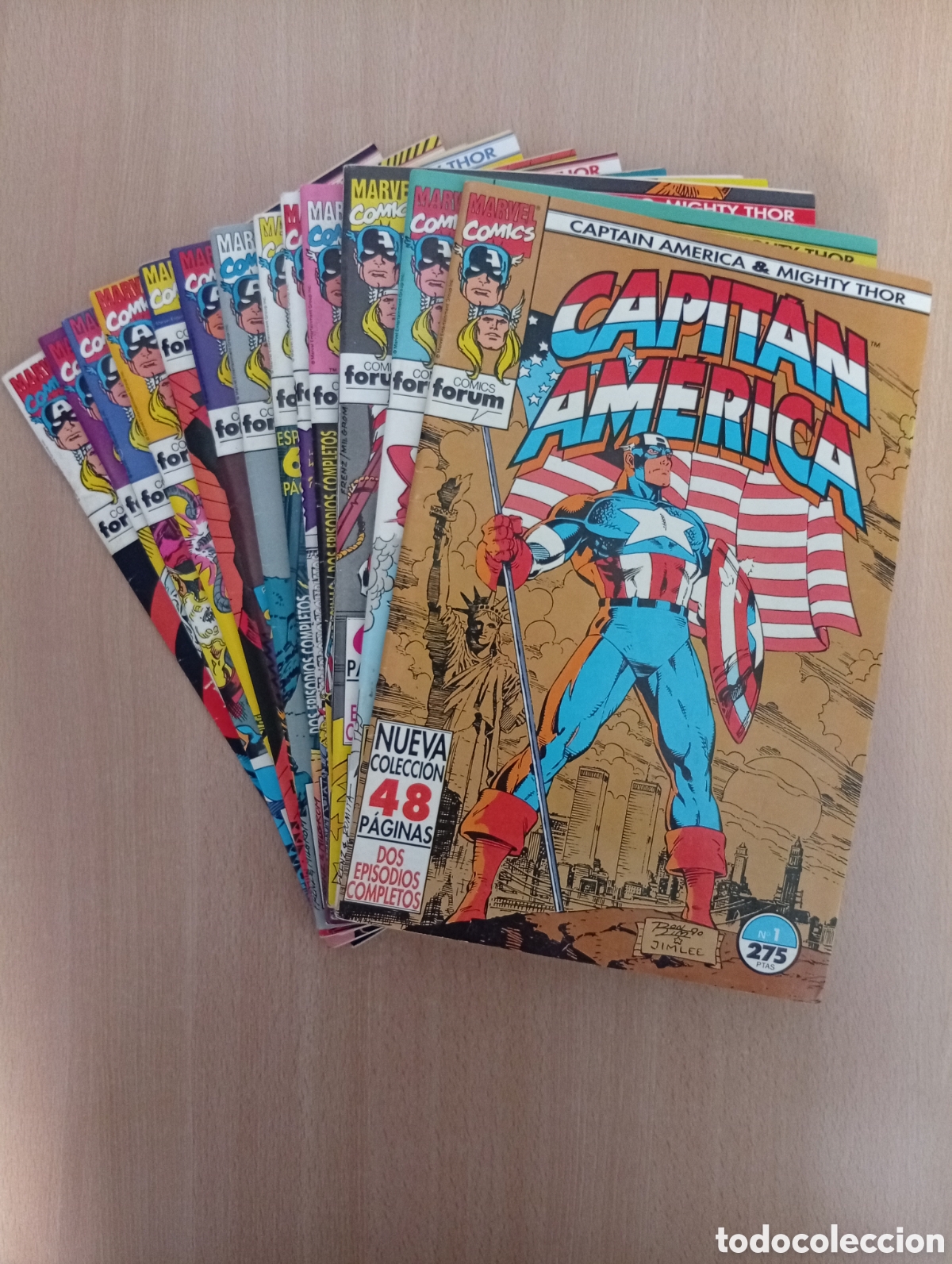 C&oacute;mics: CAPTAIN AMERICA & MIGHTY THOR. COLECCI&Oacute;N COMPLETA. - Foto 1