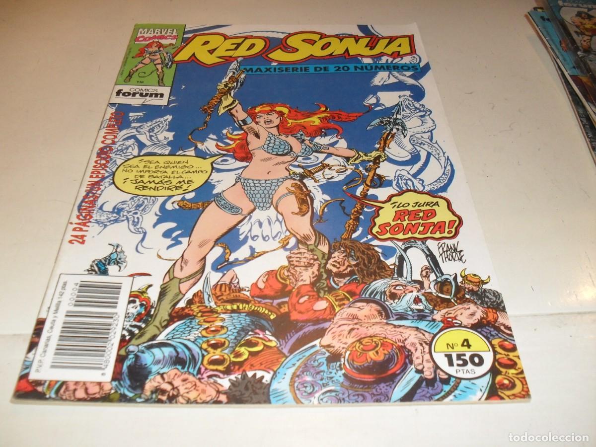 C&oacute;mics: RED SONJA N&ordm; 4 LOS OJOS DE LA GORGONA,CON THONGOR DE COMPLEMENTO,(DE 20).FORUM,1992 - Foto 1