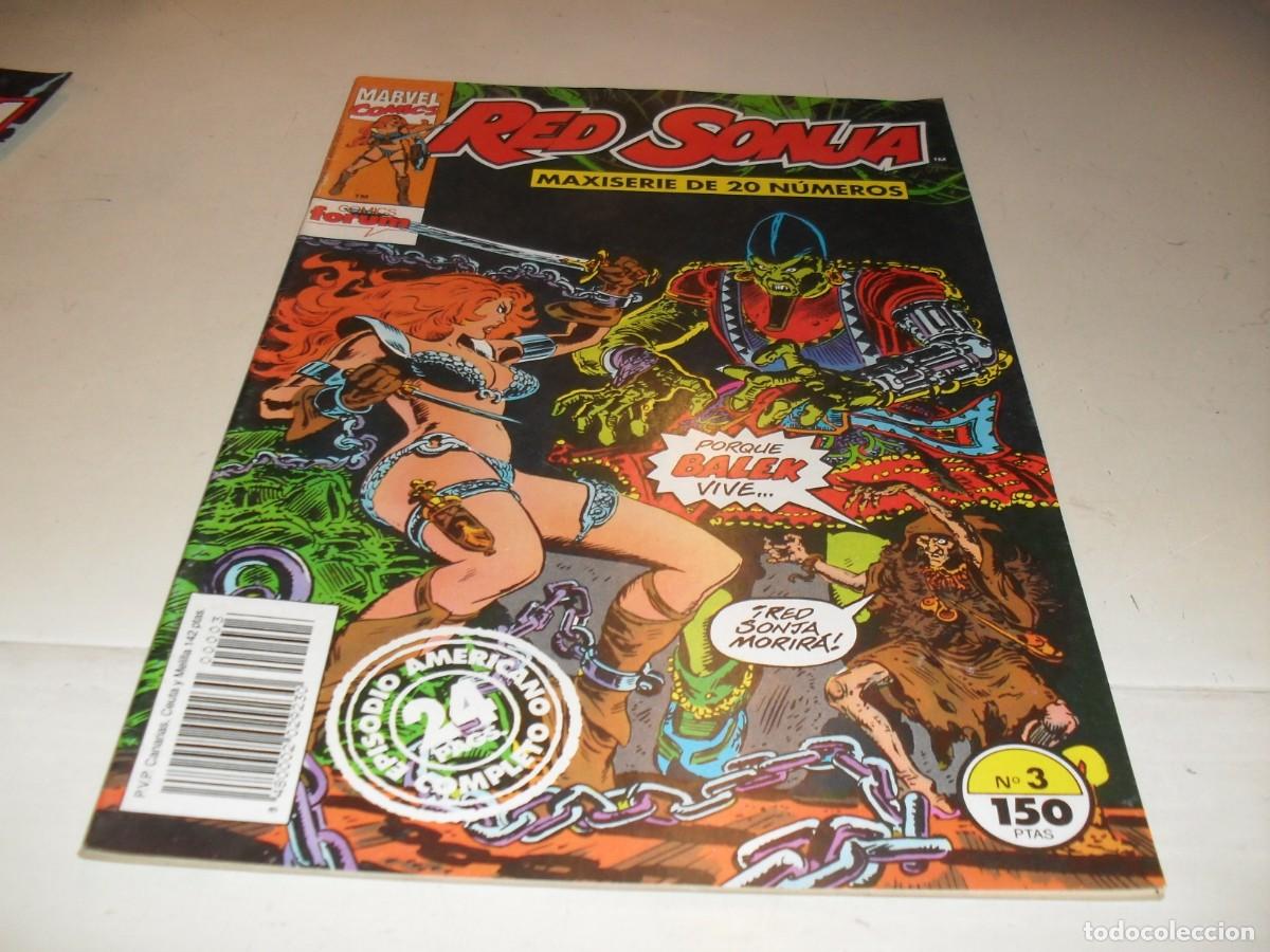 C&oacute;mics: RED SONJA n&ordm; 3 BALEK VIVE&iexcl;,CON THONGOR DE COMPLEMENTO,(DE 20).FORUM,1992 - Foto 1