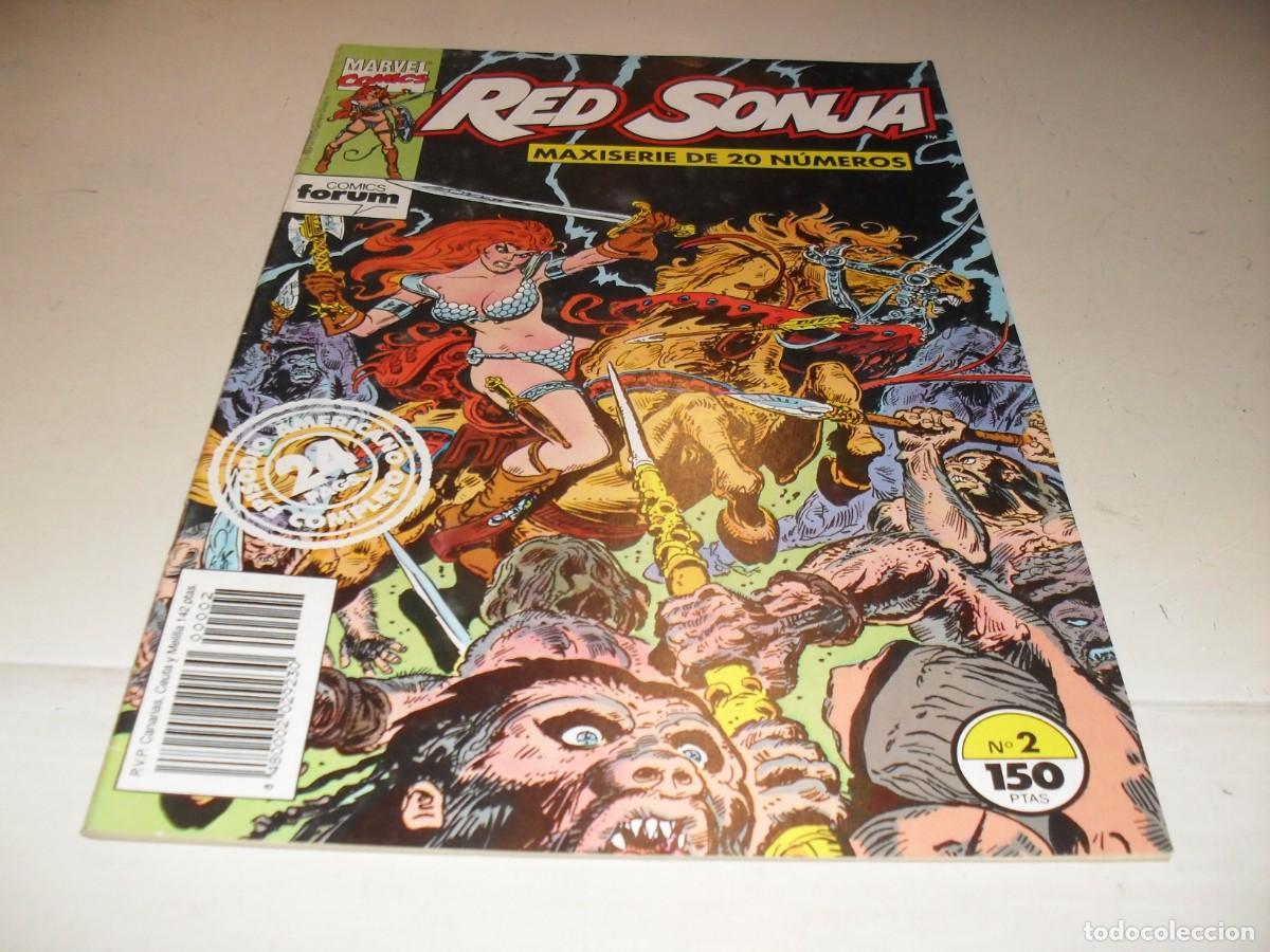 C&oacute;mics: RED SONJA n&ordm; 2 LA SANGRE DEL CAZADOR,CON THONGOR DE COMPLEMENTO,(DE 20).FORUM,1992 - Foto 1