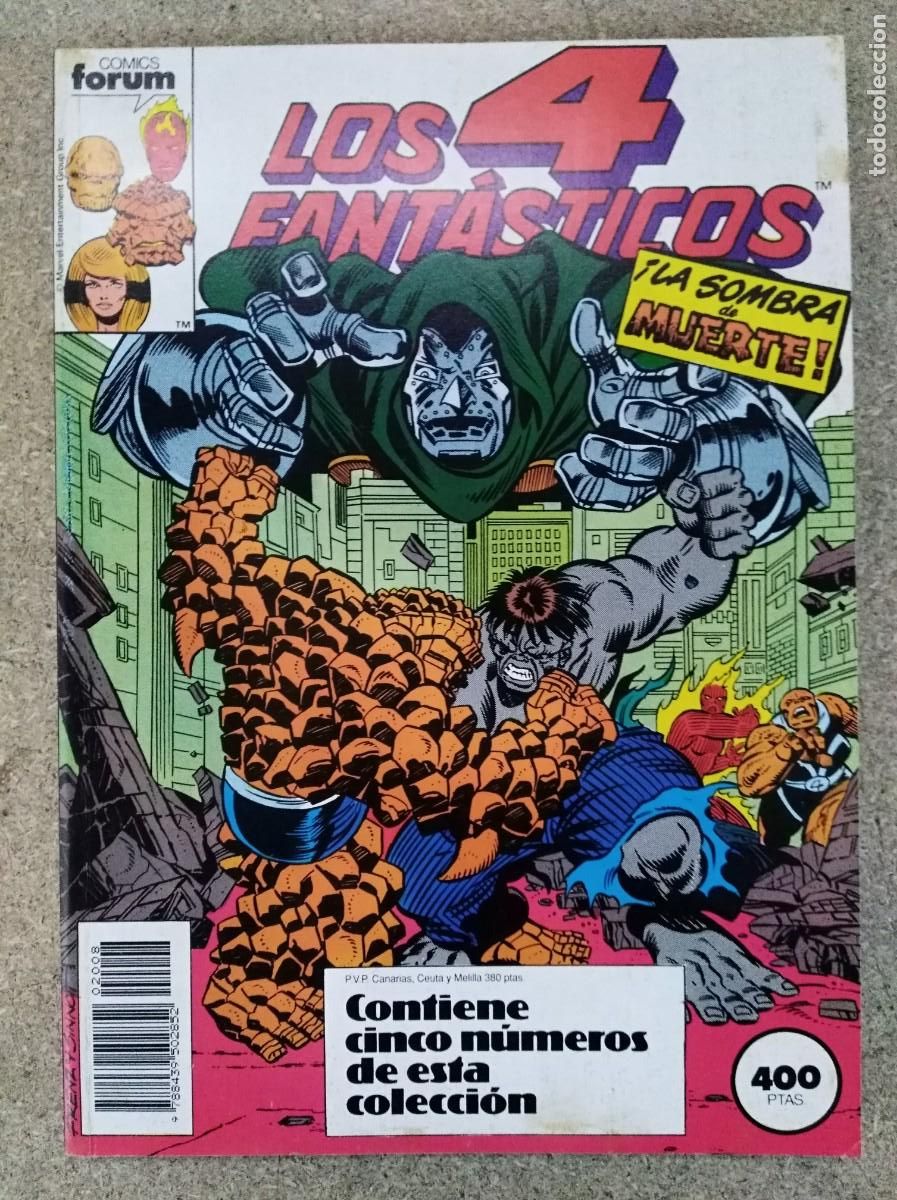 C&oacute;mics: Los 4 Fantasticos.Retapado 86 al 90.Marvel.Forum - Foto 1