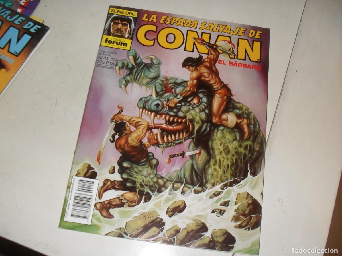 C&oacute;mics: LA ESPADA SALVAJE DE CONAN 124 EL PODER DEL HONOR,Y CON PORTAFOLIOS,(DE 171).FORUM,1982 - Foto 1