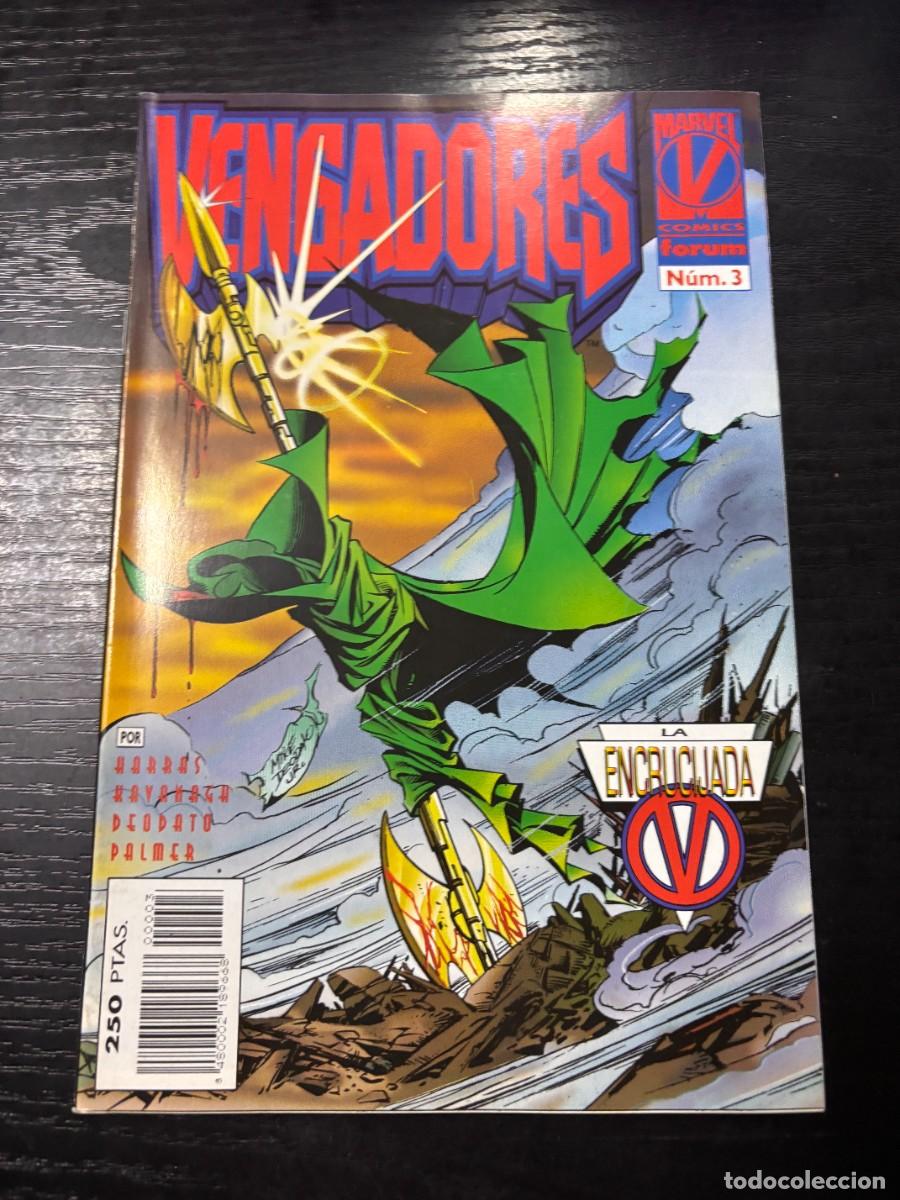 C&oacute;mics: VENGADORES. N&ordm; 3.- LA ENCRUCIJADA V. MARVEL COMICS. FORUM. - Foto 1