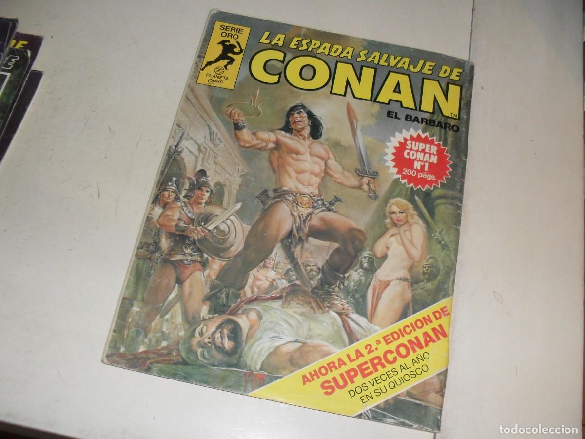 C&oacute;mics: LA ESPADA SALVAJE DE CONAN 96 HERMANOS,DE ANDY KUBERT,CON KULL DE COMPLEMENTO,(DE 171).FORUM,1982 - Foto 2