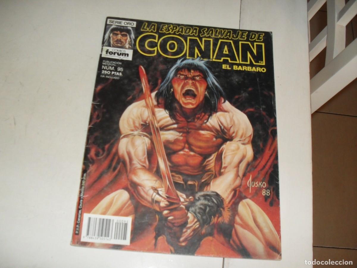C&oacute;mics: LA ESPADA SALVAJE DE CONAN 95 LA RUEDA,DE MIKE DOCHERTY,CON KULL DE COMPLEMENTO,(DE 171).FORUM,1982 - Foto 1