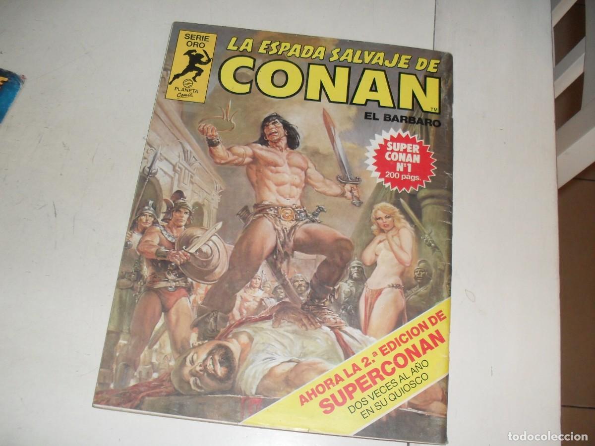 C&oacute;mics: LA ESPADA SALVAJE DE CONAN 95 LA RUEDA,DE MIKE DOCHERTY,CON KULL DE COMPLEMENTO,(DE 171).FORUM,1982 - Foto 2