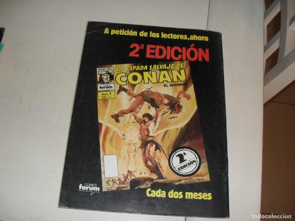 C&oacute;mics: LA ESPADA SALVAJE DE CONAN 86 LA LLAMADA DE LA MUERTE,Y KULL DE COMPLEMENTO,(DE 171).FORUM,1982 - Foto 2