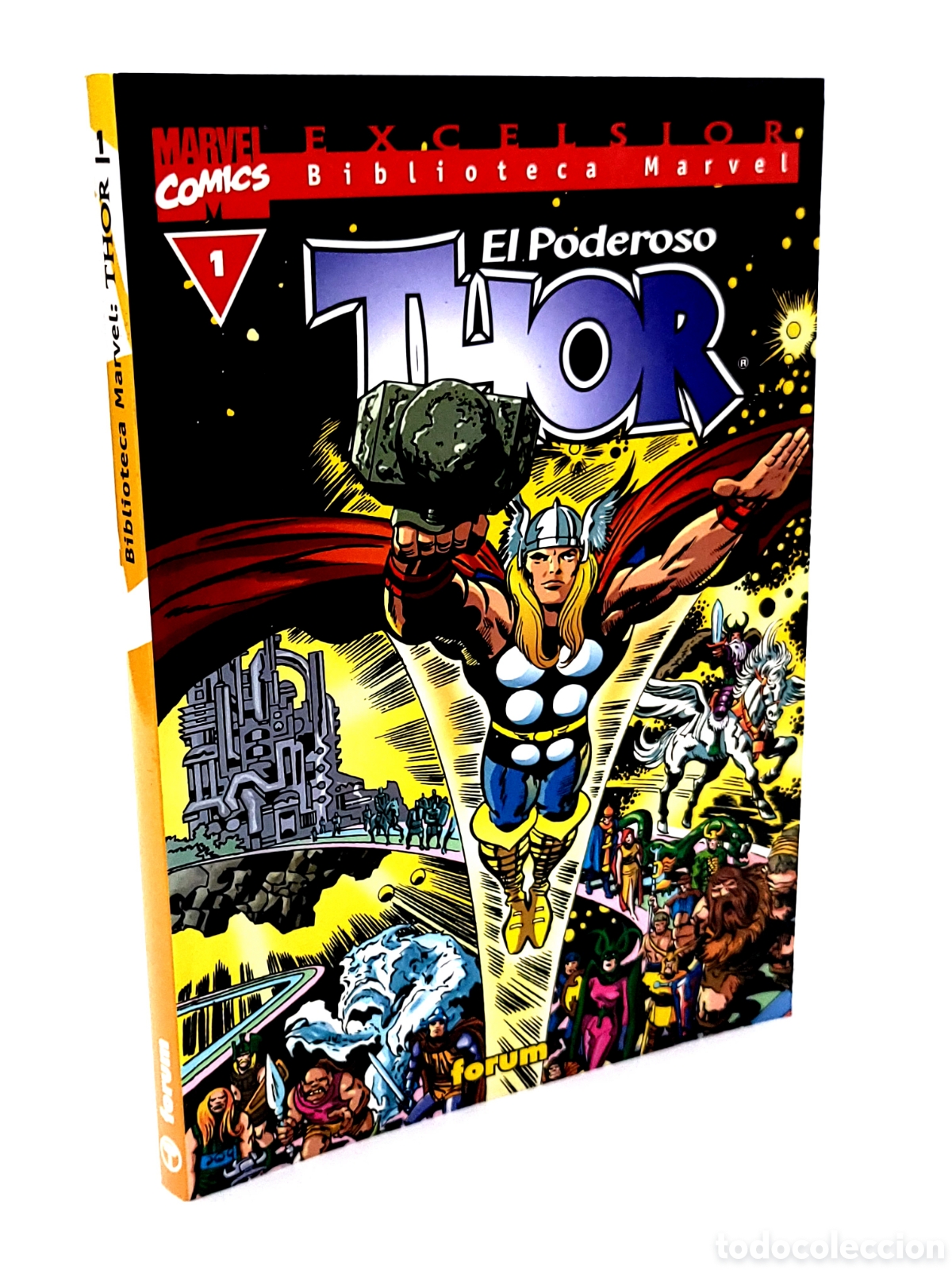 C&oacute;mics: EXCELENTE ESTADO BIBLIOTECA MARVEL EL PODEROSO THOR 1 EXCELSIOR FORUM COMICS - Foto 1