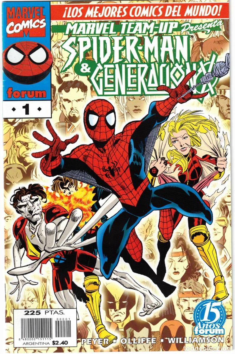 C&oacute;mics: Spideman Spider-man & Generaci&oacute;n X - Marvel Team Up - Marvel Comics Forum 1 - Foto 1
