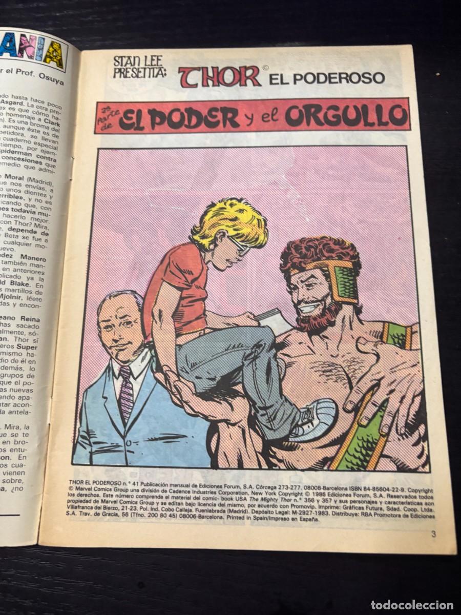 C&oacute;mics: THOR. EL PODEROSO. N&ordm; 41.- 2&ordf; PARTE: EL PODER Y EL ORGULLO. COMICS FORUM. - Foto 2