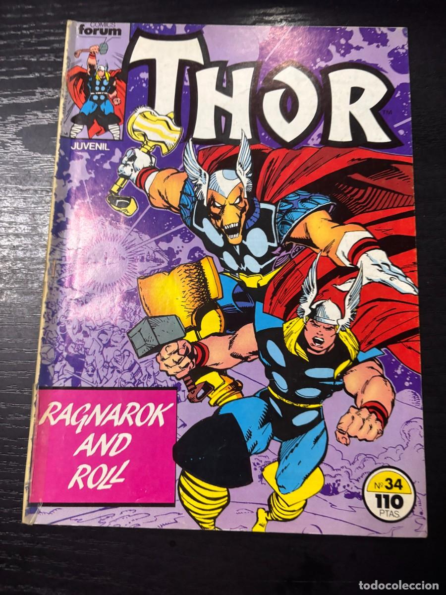 C&oacute;mics: THOR. EL PODEROSO. N&ordm; 34.- RAGNAROK AND ROLL. COMICS FORUM. - Foto 1