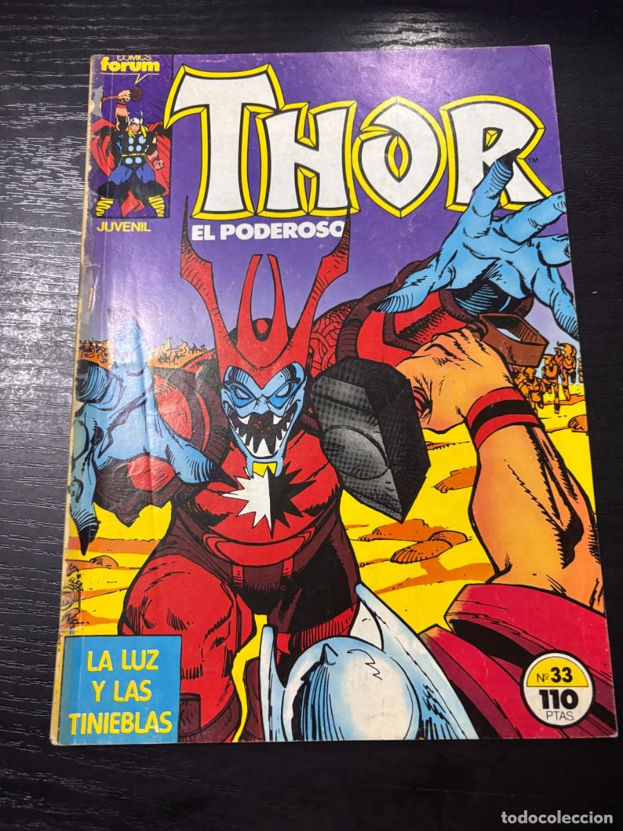 C&oacute;mics: THOR. EL PODEROSO. N&ordm; 33.- LA LUZ Y LAS TINIEBLAS. COMICS FORUM. - Foto 1