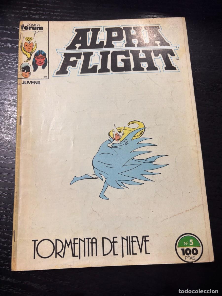 C&oacute;mics: ALPHA FLIGHT. N&ordm; 5.- TORMENTA DE NIEVE. COMICS FORUM. - Foto 1