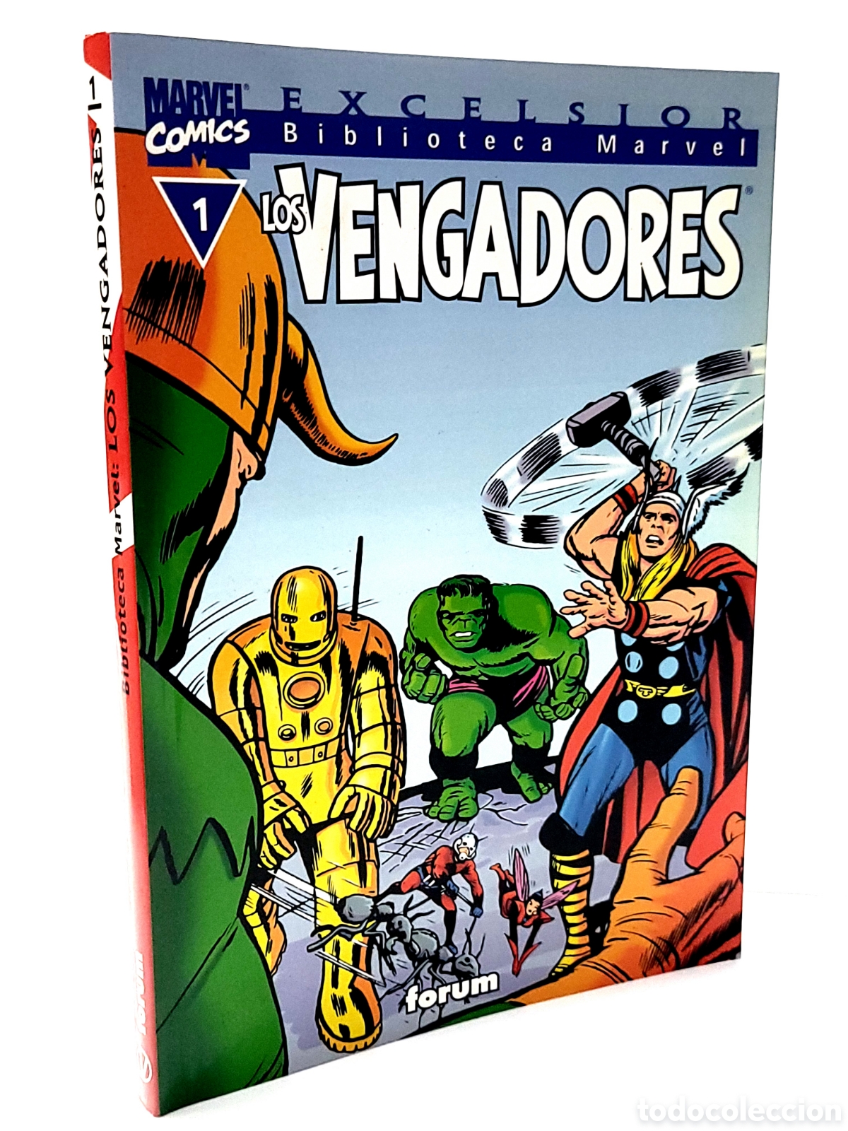 C&oacute;mics: EXCELENTE ESTADO BIBLIOTECA MARVEL LOS VENGADORES 1 EXCELSIOR FORUM COMICS - Foto 1