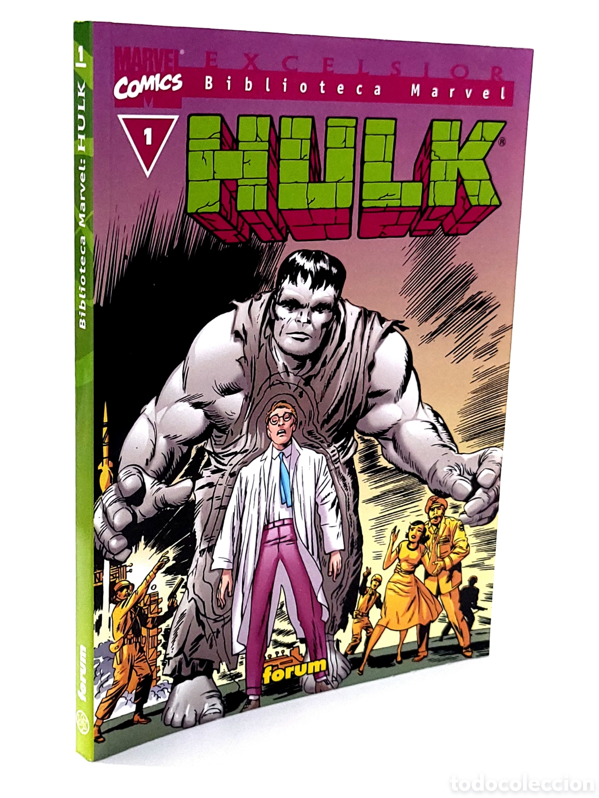 C&oacute;mics: EXCELENTE ESTADO BIBLIOTECA MARVEL HULK 1 EXCELSIOR FORUM COMICS - Foto 1