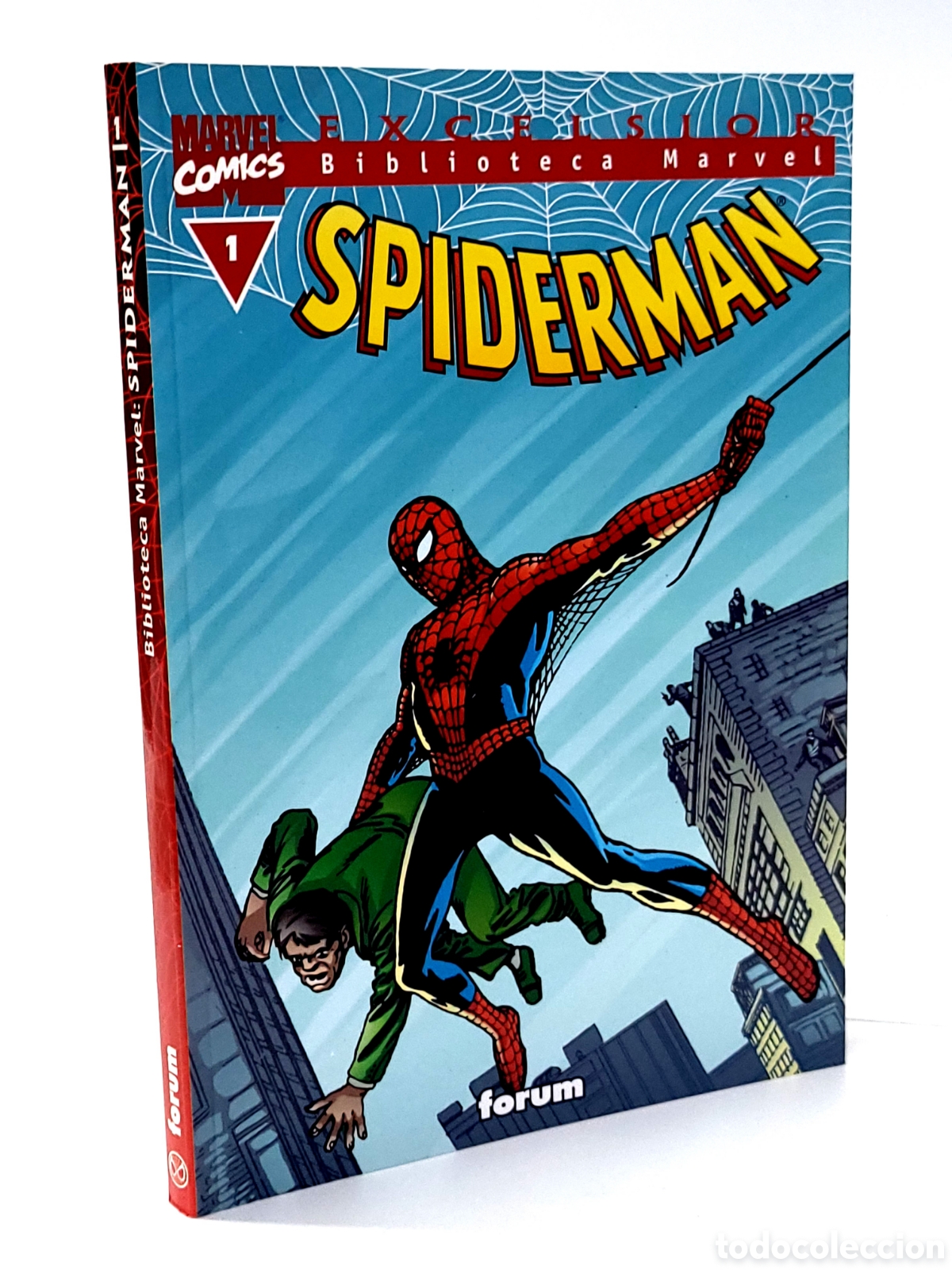 C&oacute;mics: EXCELENTE ESTADO BIBLIOTECA MARVEL SPIDERMAN 1 EXCELSIOR FORUM COMICS SPIDER-MAN - Foto 1
