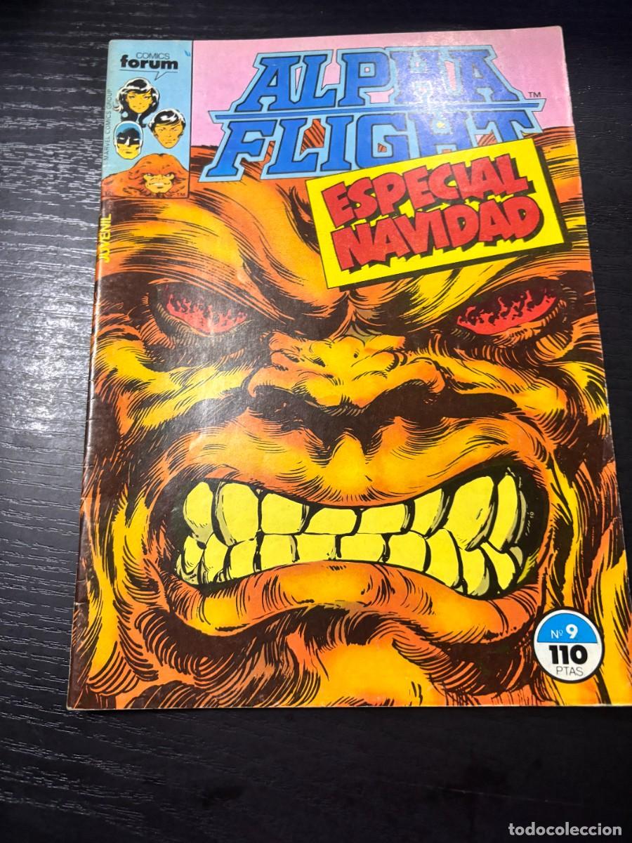 C&oacute;mics: ALPHA FLIGHT. N&ordm; 9.- ESPECIAL NAVIDAD. ... Y UNO MORIR&Aacute; COMICS FORUM. - Foto 1
