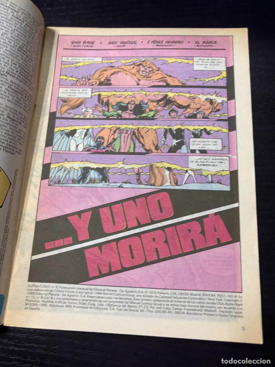 C&oacute;mics: ALPHA FLIGHT. N&ordm; 9.- ESPECIAL NAVIDAD. ... Y UNO MORIR&Aacute; COMICS FORUM. - Foto 2
