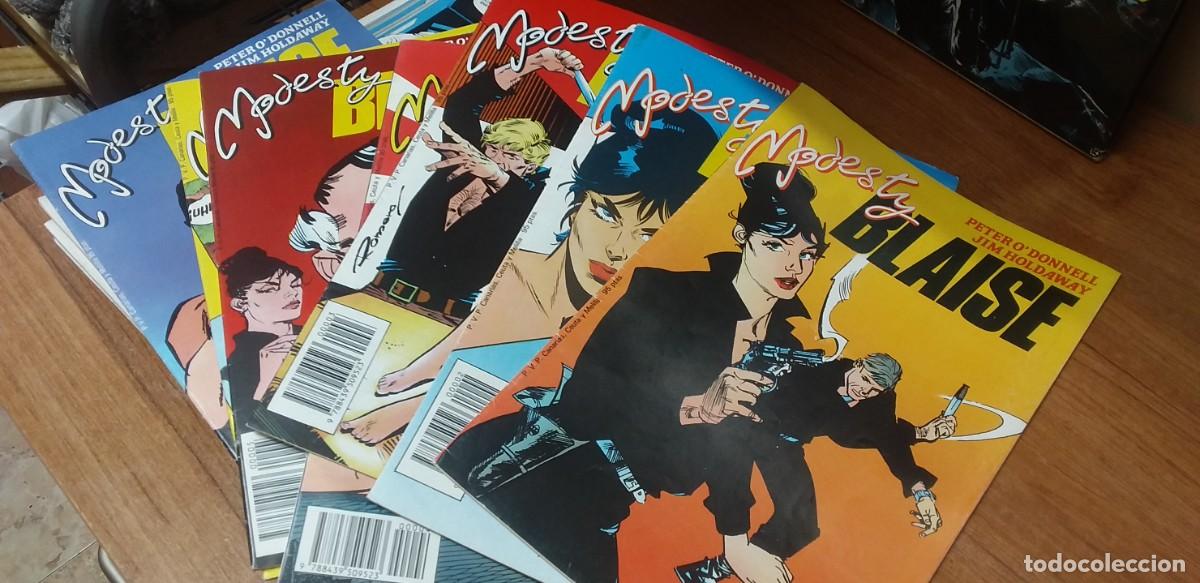 C&oacute;mics: MODESTY BLAISE - COMPLETA - ED. PLANETA - 7 NUMEROS - 1988 - Foto 1