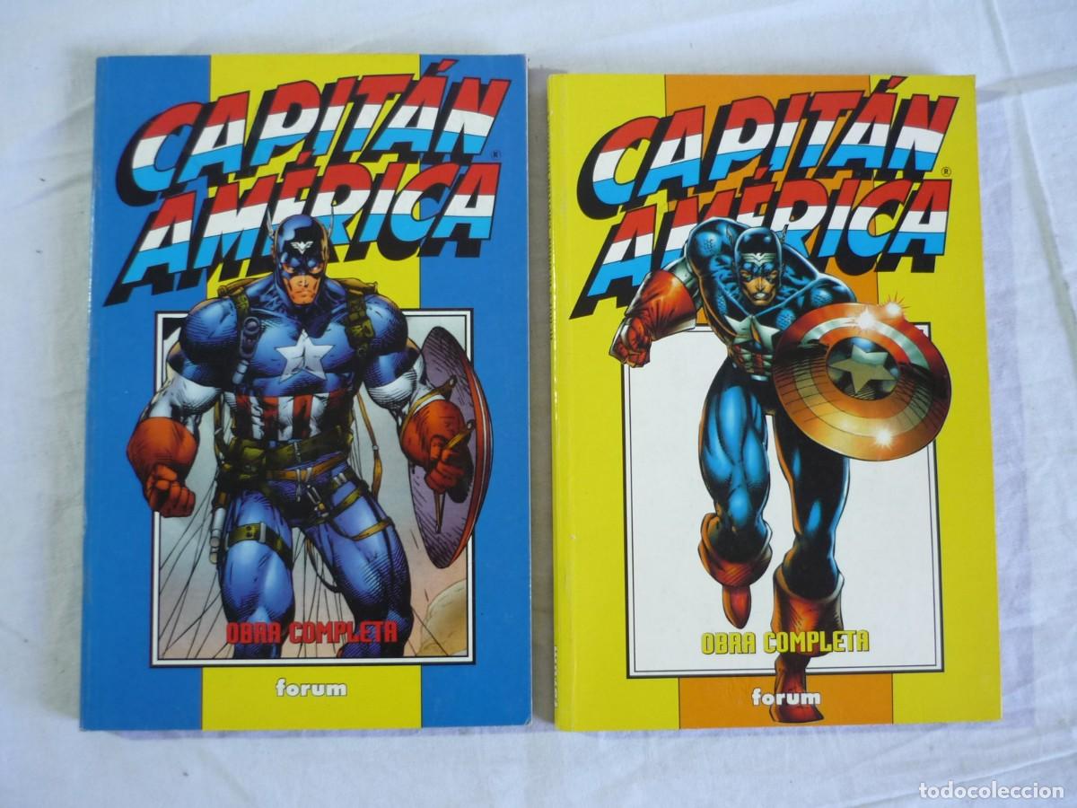 C&oacute;mics: 2 c&oacute;mics Capit&aacute;n Am&eacute;rica obra completa Forum 1+2 - Foto 2