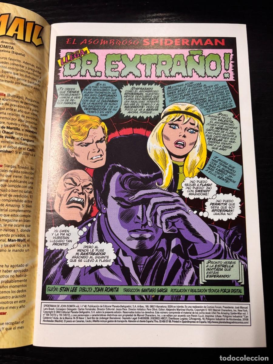 C&oacute;mics: SPIDERMAN. EXCELSIOR. N&ordm; 48.- LLEGA DR. EXTRA&Ntilde;O! MARVEL COMICS. FORUM. - Foto 2