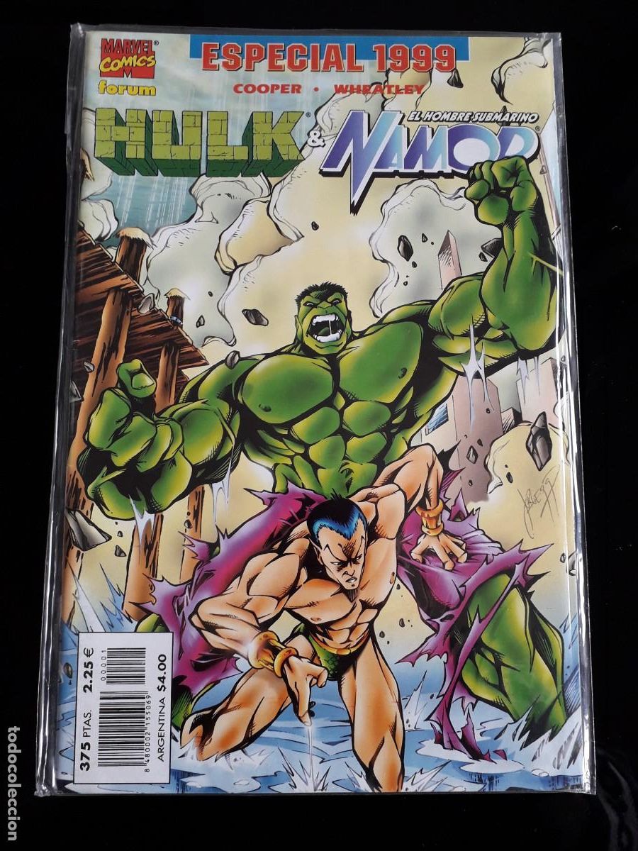 C&oacute;mics: hulk --namor especial 1999 esta como nuevo - Foto 1